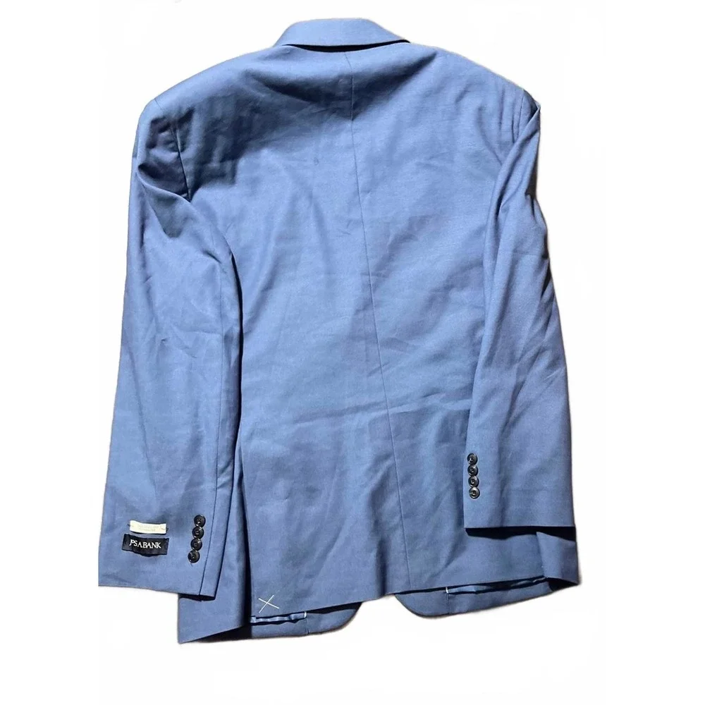 Jos. A. Bank Tailored‎ Fit Suit Jacket Bright Blue Mens 41R Wool Blend NWT
